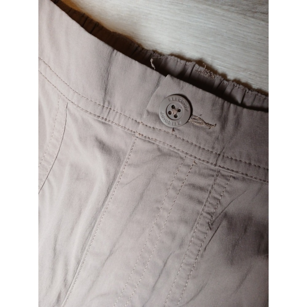 REI CO-OP Beige Brown Nylon Stretch Hike Travel Packable Chino Pants Size 2 - Picture 10 of 12